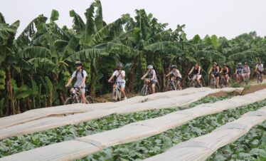 biking on banana island