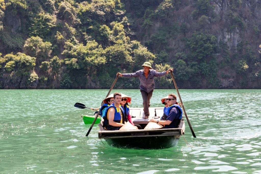 Ha Long Bay sampan cruise
