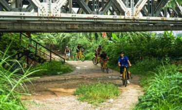Biking on banana island