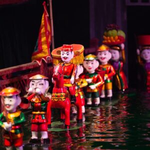 water puppet show