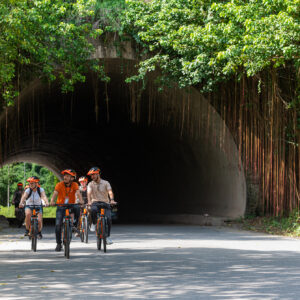 biking in ninh binh