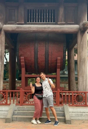 Hanoi attracts international tourists with its rich history.