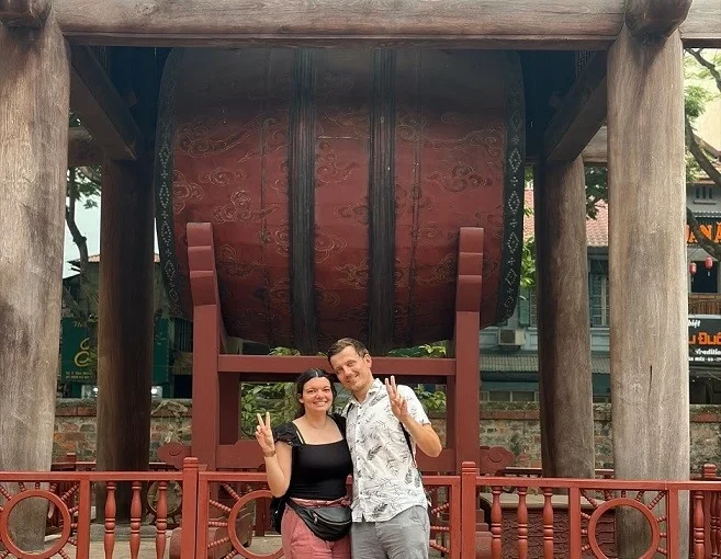 Hanoi attracts international tourists with its rich history.