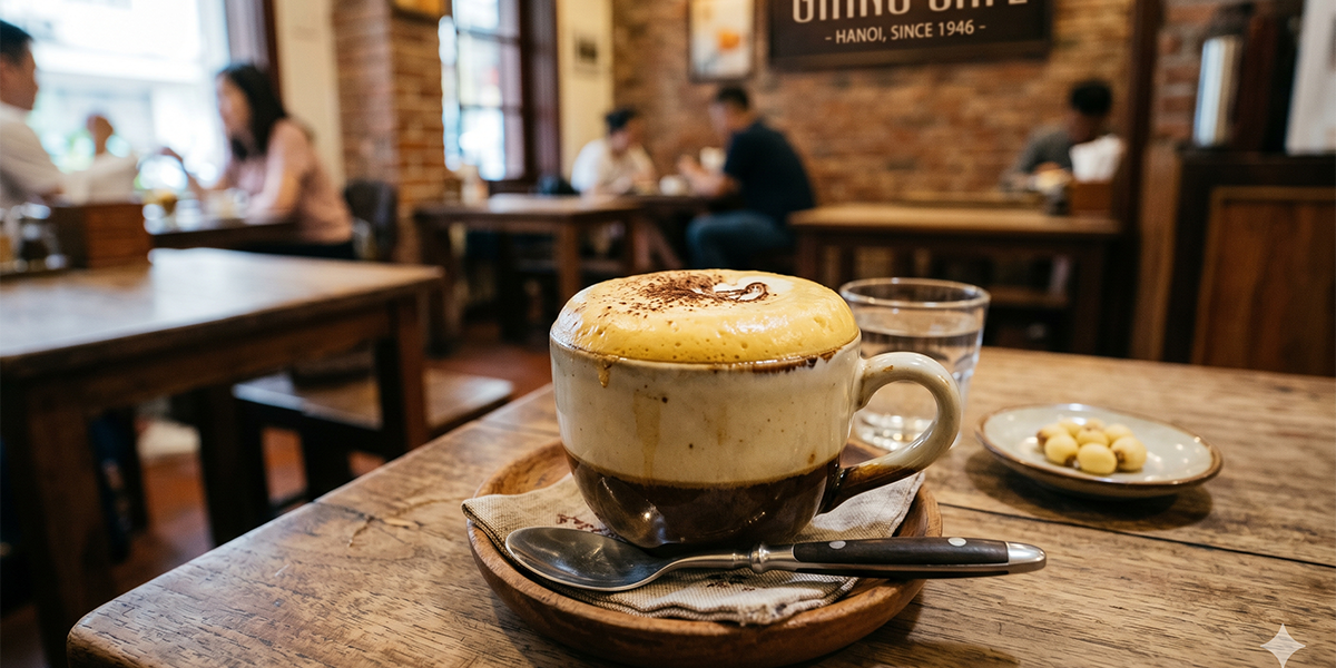 cafe trứng