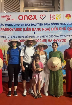 First direct flight from Russia brings more than 370 tourists to Phu Quoc